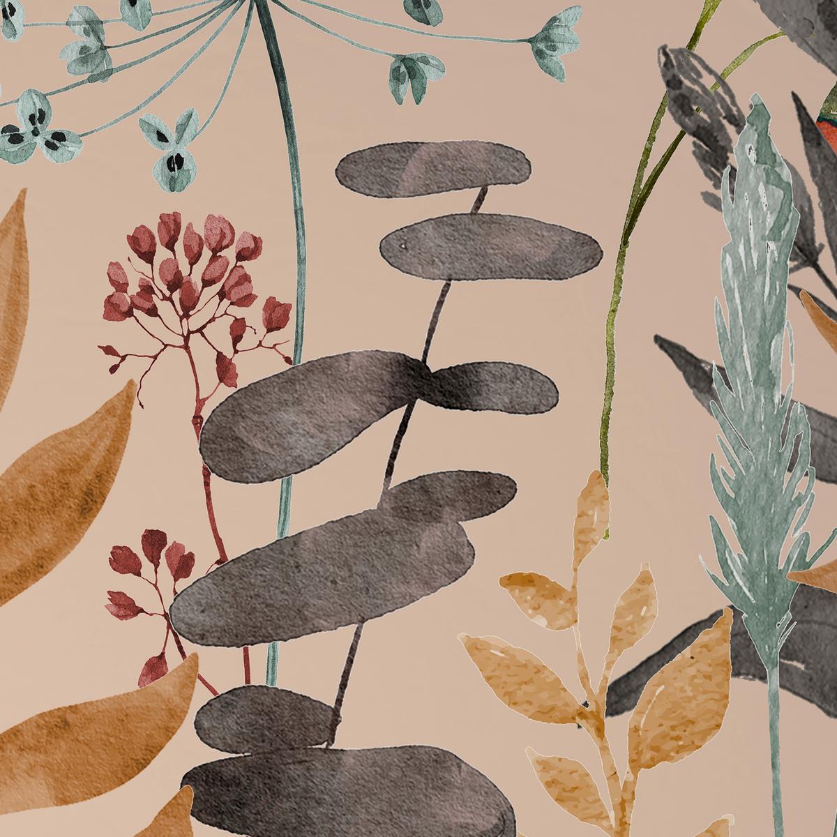POSTEĽNÁ BIELIZEŇ LEAVI - béžová, Modern, textil (140/200cm) - Mömax
