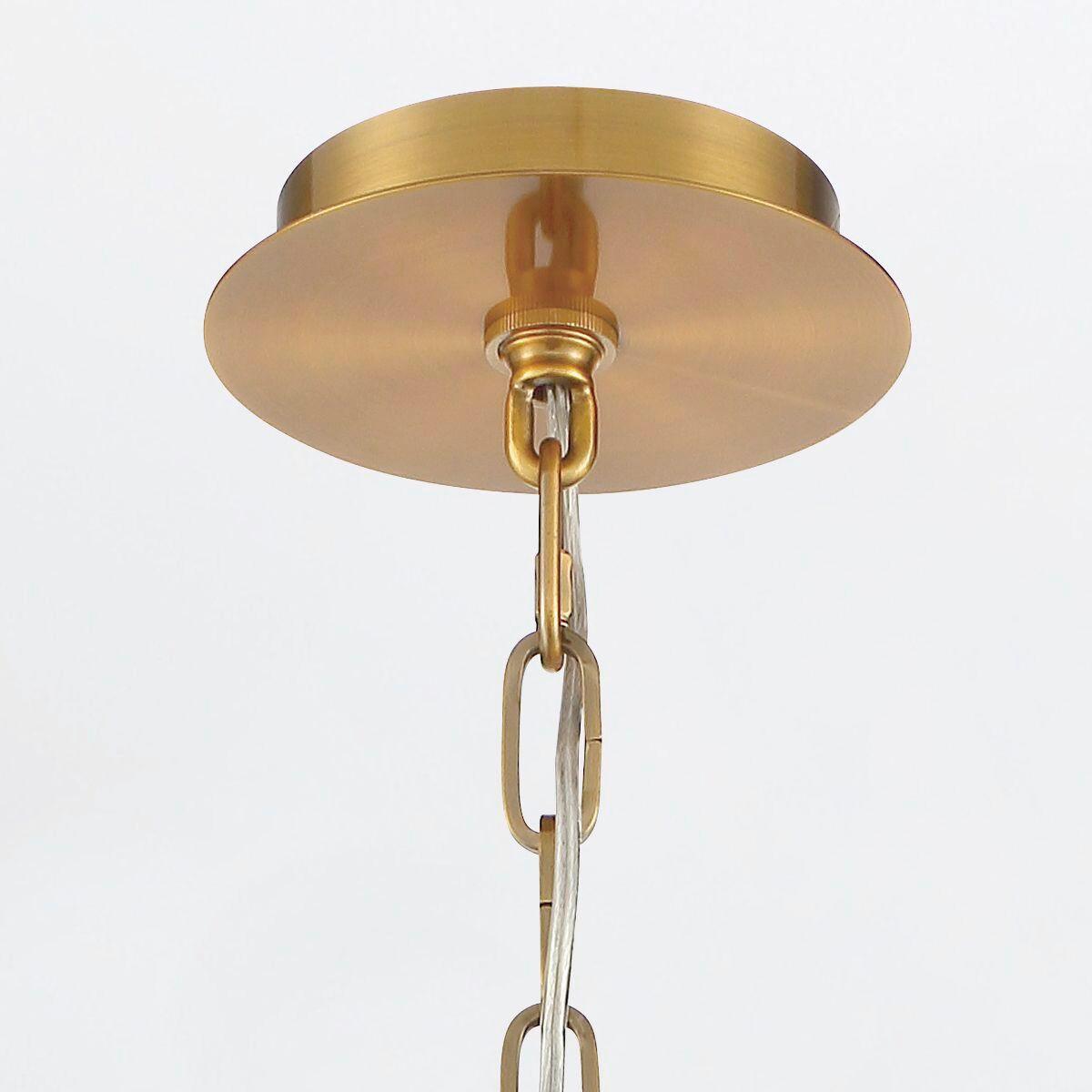 Függeszték Qn-Nottingham-3p-Ab - sárgarézszínű, Konventionell, üveg/fém (51/66cm) - Elstead Lighting