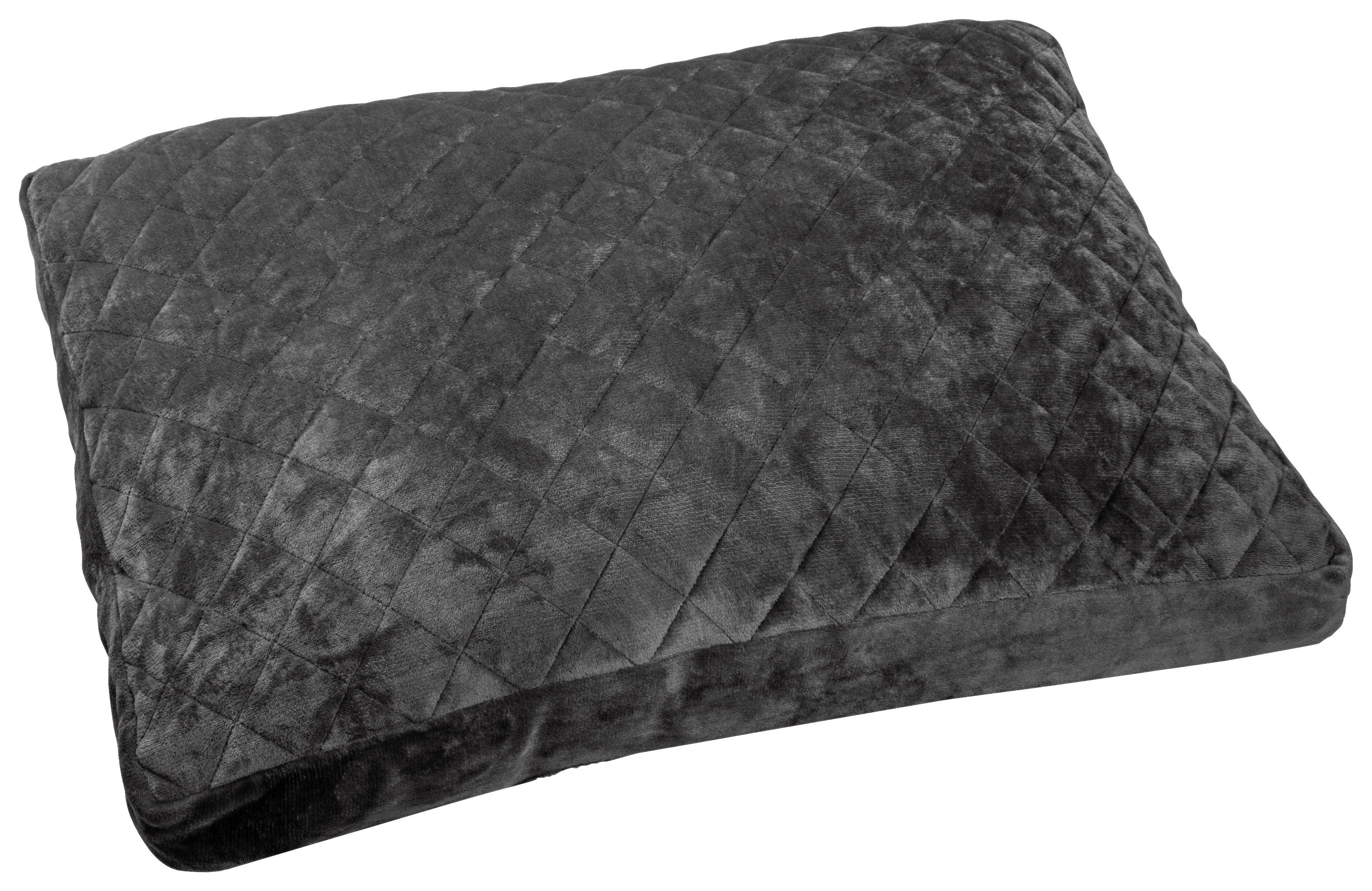 Sitzkissen Inka Anthrazit 70x100 cm - Anthrazit, MODERN, Textil (70/100cm) - Luca Bessoni