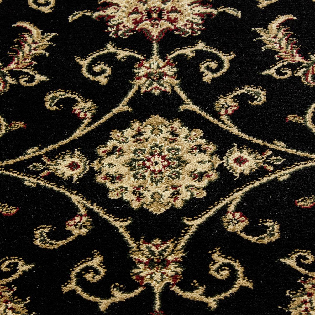 Orientalischer Webteppich Schwarz Marrakesh 200x290 Cm - Schwarz, KONVENTIONELL, Textil (200/290cm)