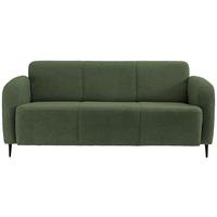 3-Sitzer-Sofa Marone Dunkelgrün - Dunkelgrün/Schwarz, MODERN, Textil (180/76/90cm) - Livetastic