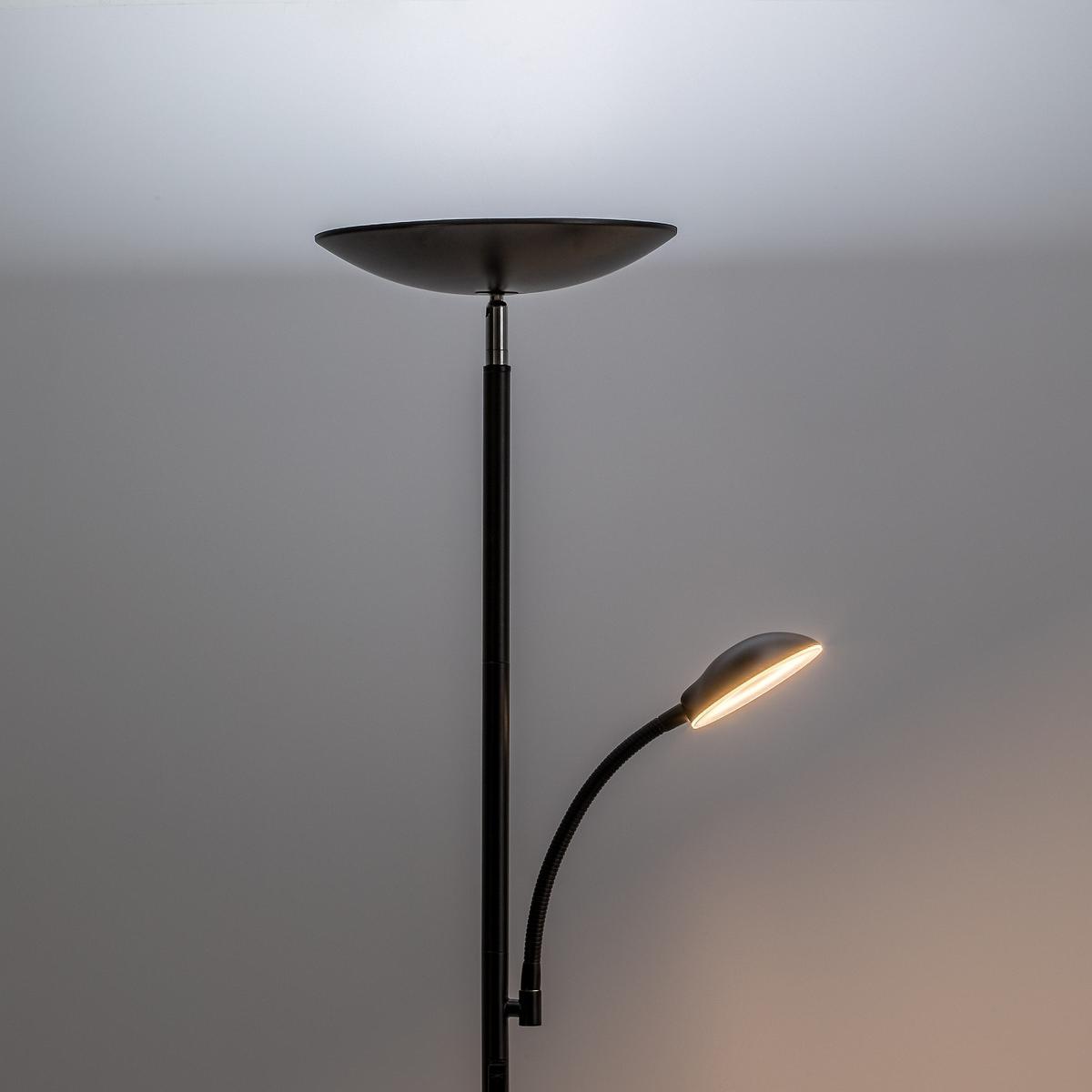 Led Állólámpa Halina Fekete - fekete, Basics, fém - Rabalux