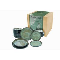 Tafelservice 21557 Nordic Fjord Green - Grün, Trend, Keramik (44/43/32null) - Creatable