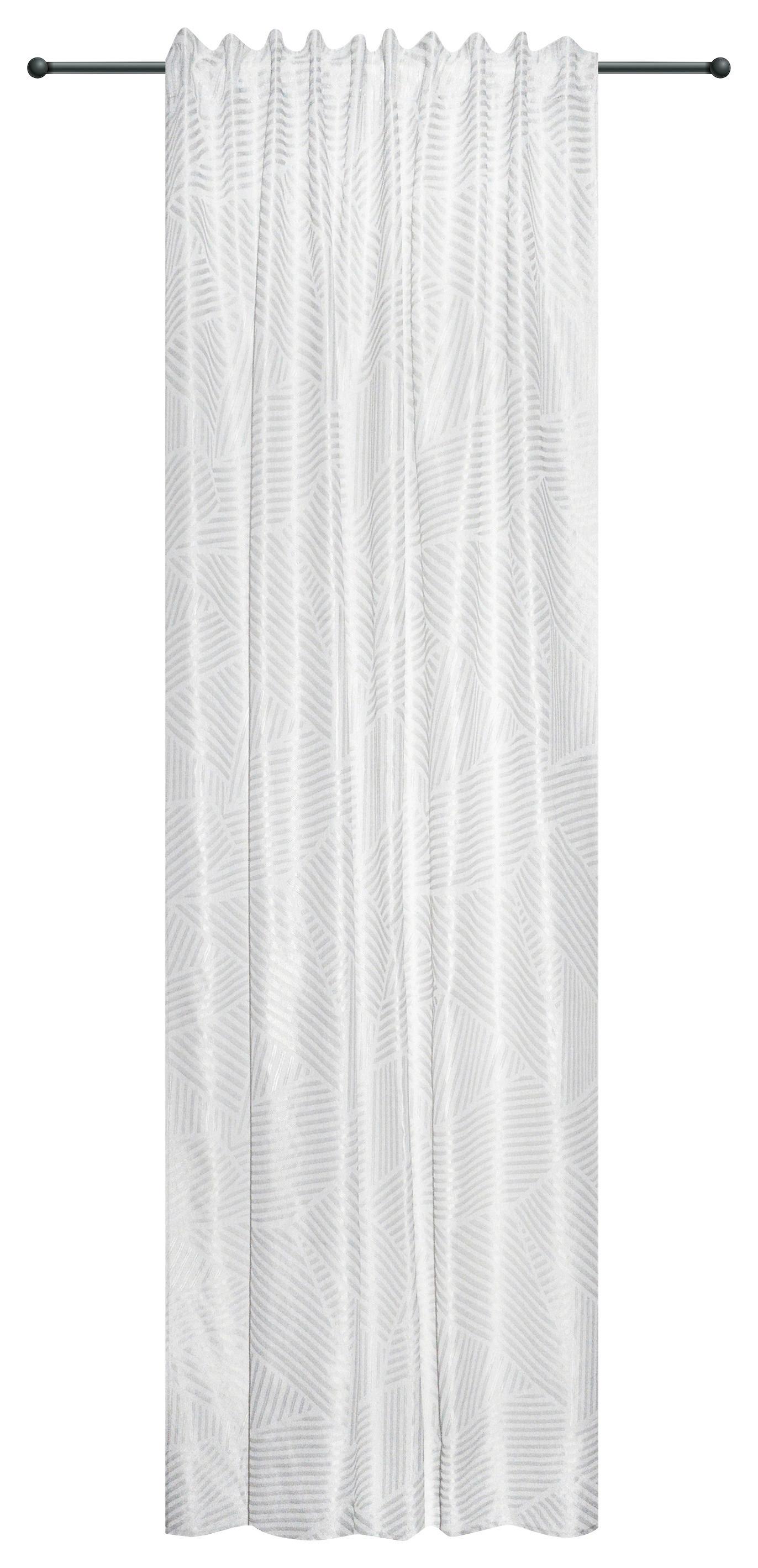 Készfüggöny Amalia Kb. 140/245cm - ezüstszínű, Modern, textil (140/245cm) - Luca Bessoni