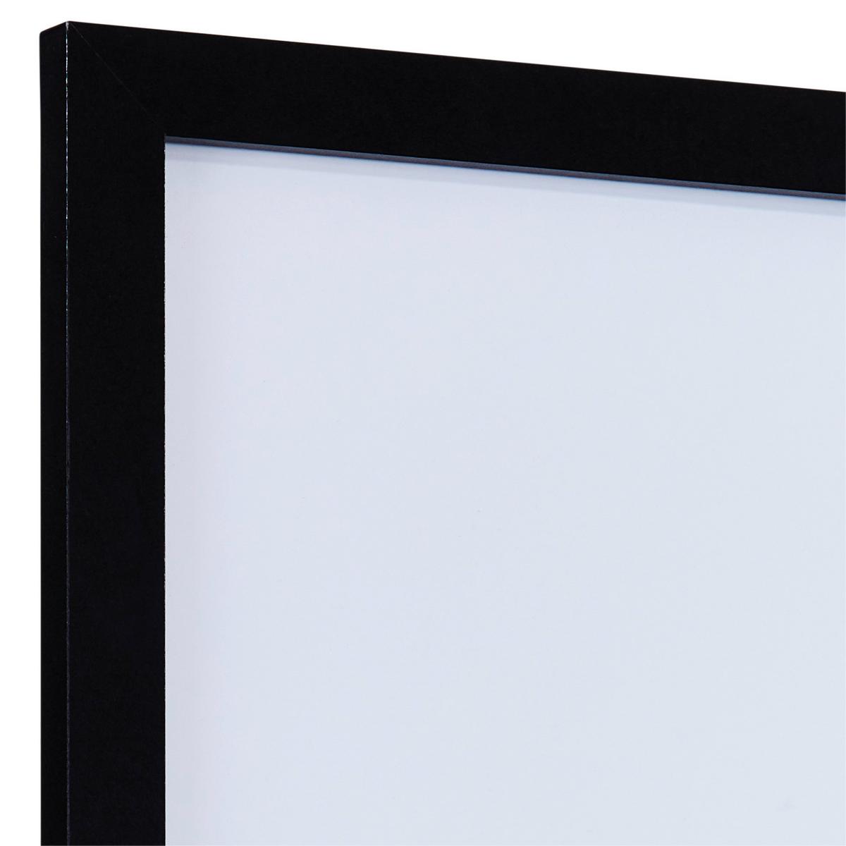 Bilderrahmen 50x70 cm Caralina Dekor Schwarz, 53,3x73,3 cm - Schwarz, Basics, Glas/Holz (53,3/73,3/1,5cm) - Luca Bessoni