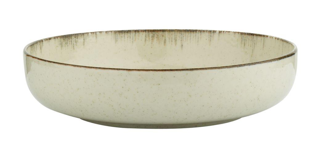 Suppenteller Porzellan Beige Sonora DxH: ca. 20x5 cm - Beige, MODERN, Keramik (20/4,7cm) - James Wood