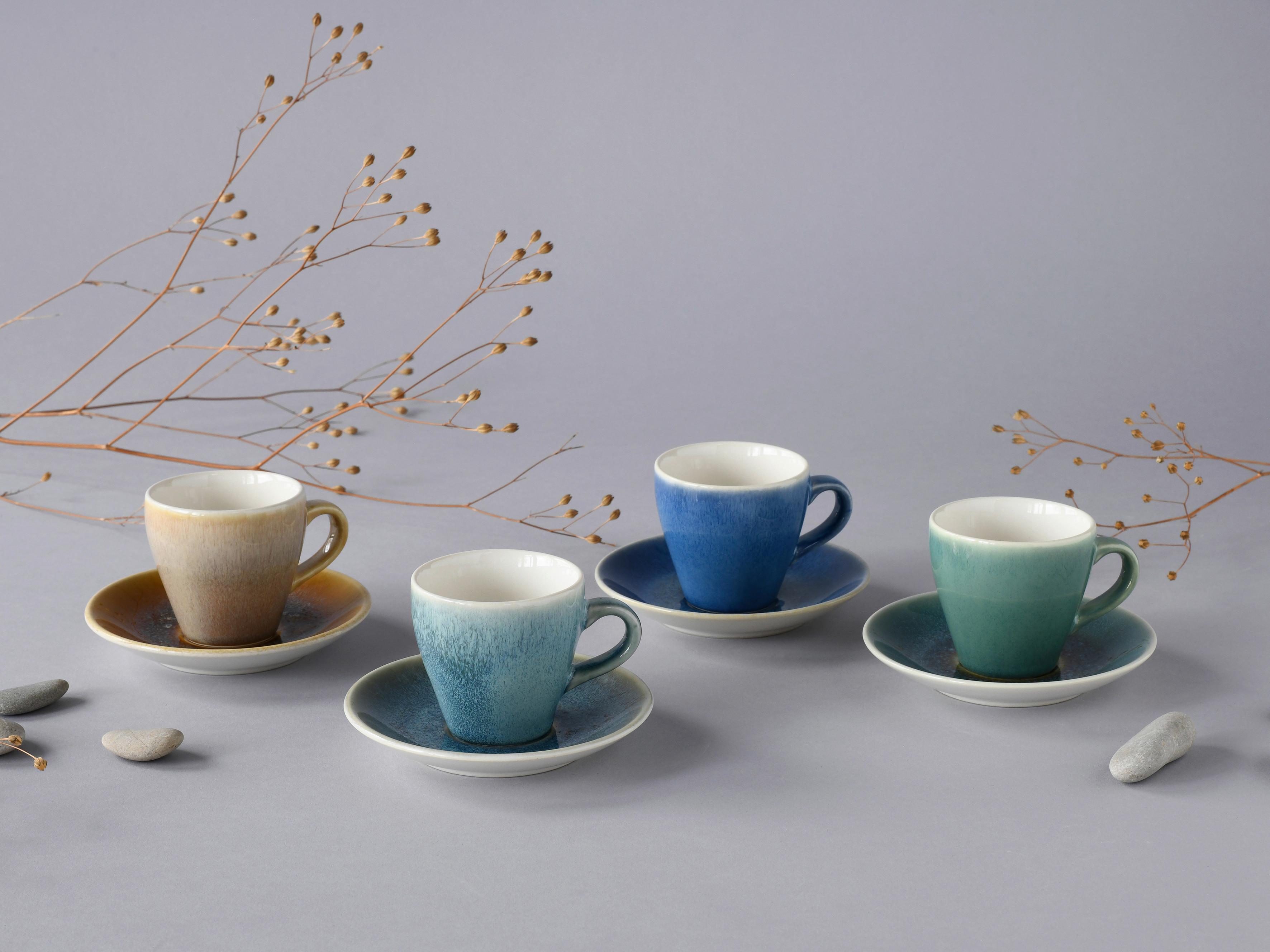 Tassenset Caldera Mix Multicolor L: 19 Cm - Multicolor, Basics, Keramik (19/19/19cm) - Creatable