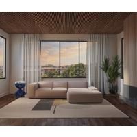 ECKSOFA Hannah Beige S: 304x200cm - Beige/Schwarz, Design, Textil (304/200cm) - MID.YOU