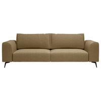 4-Sitzer-Sofa Seul Goldfarben - Goldfarben/Schwarz, Design, Holz/Textil (302/87/88cm) - MID.YOU