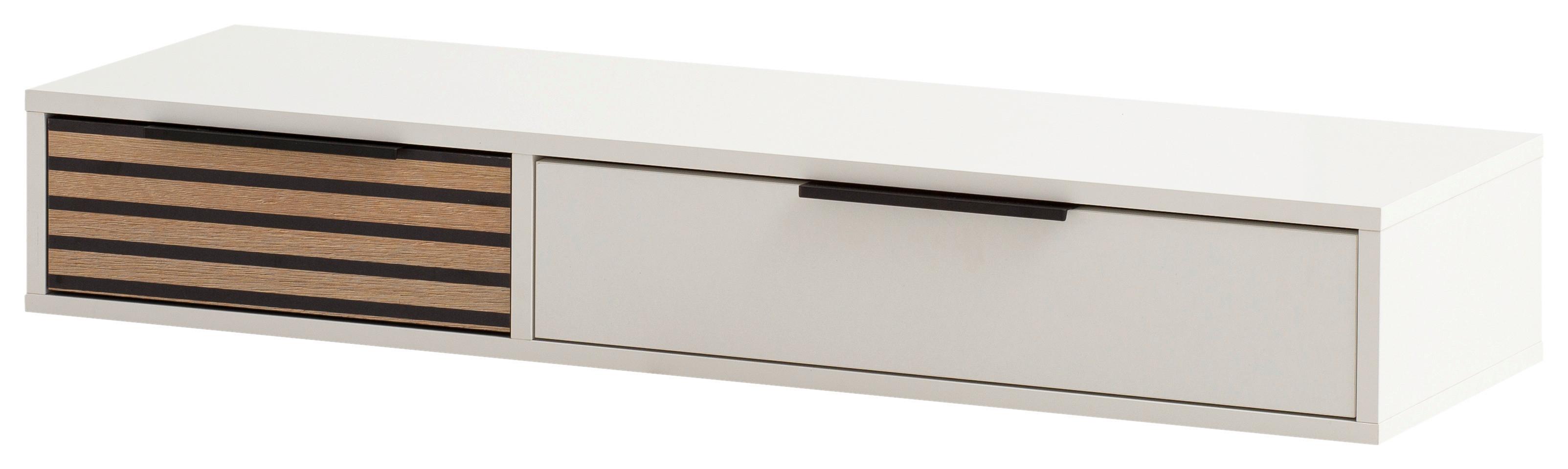 Kommode 103,7 Cm Loft, Eichefarben/weiß - Eichefarben/Weiß, Design, Holzwerkstoff (103,7/16,4/32,05cm) - MID.YOU