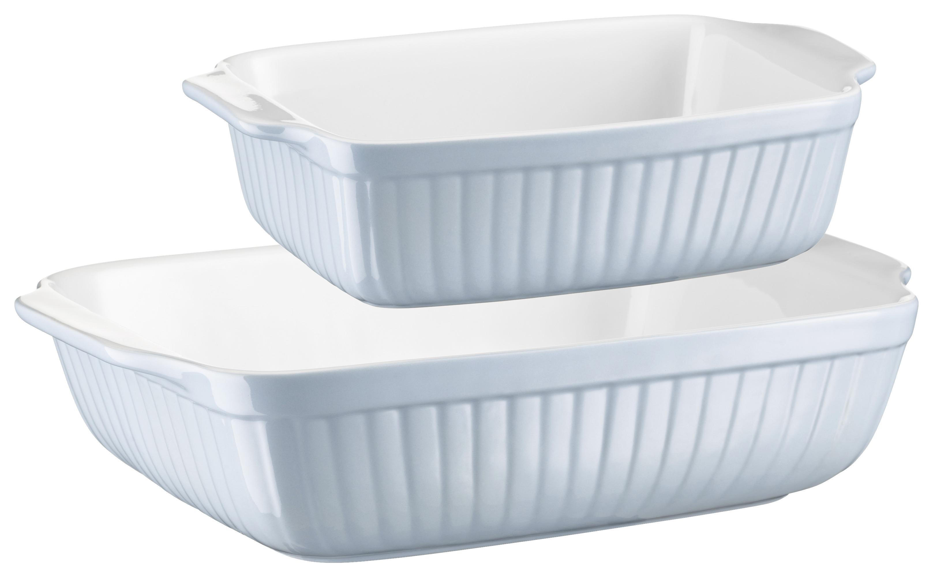 Set aus 2 Keramik-Auflaufformen