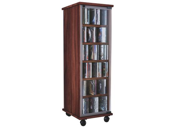 CD-Regal Valenza B: 31 cm - Nussbaumfarben, KONVENTIONELL, Glas/Holzwerkstoff (31/97,5/35cm) - Livetastic CD-Regal Valenza B: 31 cm - Nussbaumfarben, KONVENTIONELL, Glas/Holzwerkstoff (31/97,5/35cm) - Livetastic