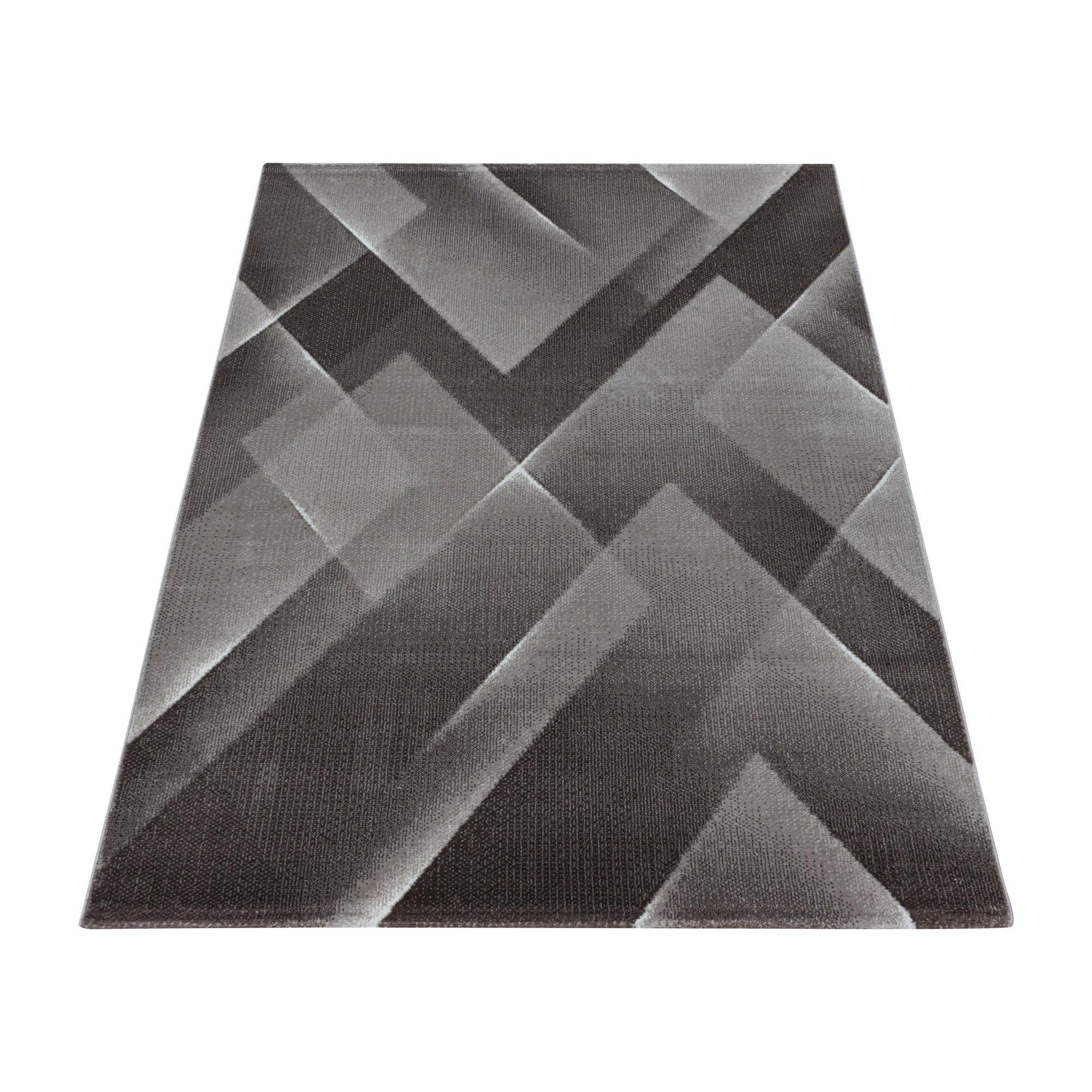 Webteppich Braun Costa 200x290 cm - Braun, Design, Textil (200/290cm)