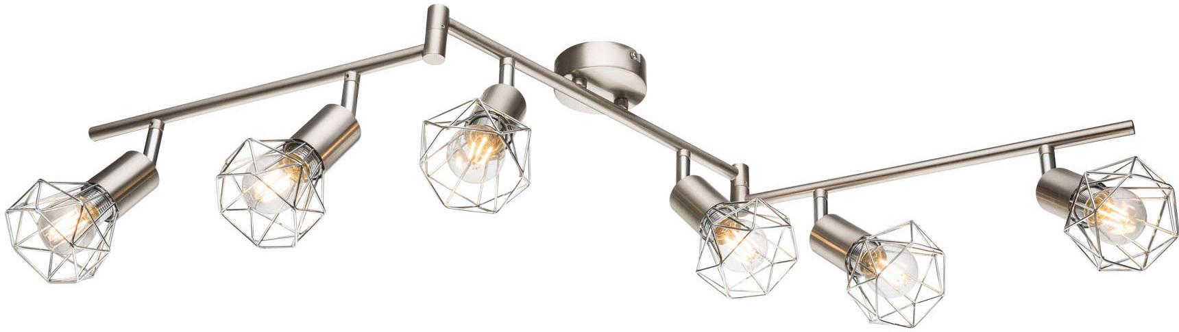 Strahler Evelin 6-Flammig verstellbar L: 105 cm - MODERN, Metall (105/22,5cm) - Luca Bessoni