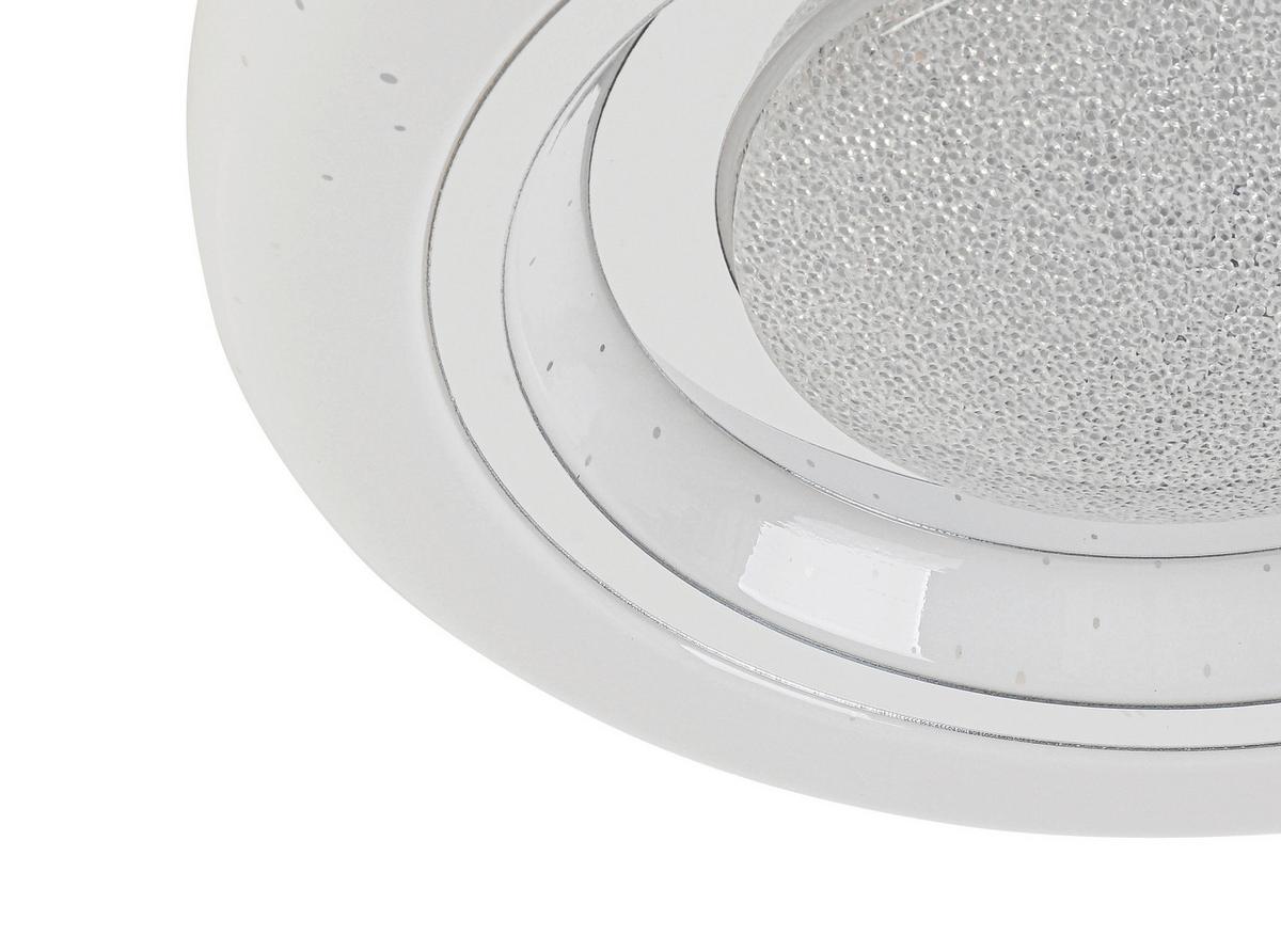 STROPNÍ LED SVÍTIDLO ALI - bílá/barvy chromu, Moderní, kov/plast (26/5,5cm) - Mömax
