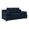 Schlafsofa Alice - Schwarz/Dunkelblau, MODERN, Textil (202/73-92/105cm) - Luca Bessoni