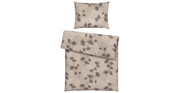 Bettwäsche 140x200 Cm Kamila Renforce, Taupe - Taupe, ROMANTIK / LANDHAUS, Textil - James Wood