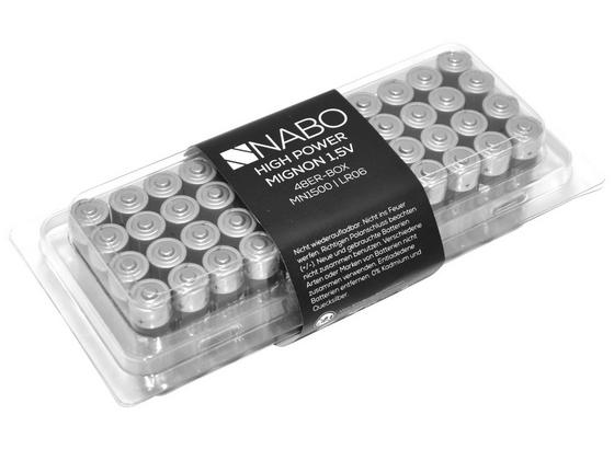Nabo Batterien Mignon AAA 48er Box - MODERN (20/6/9cm) Nabo Batterien Mignon AAA 48er Box - MODERN (20/6/9cm)
