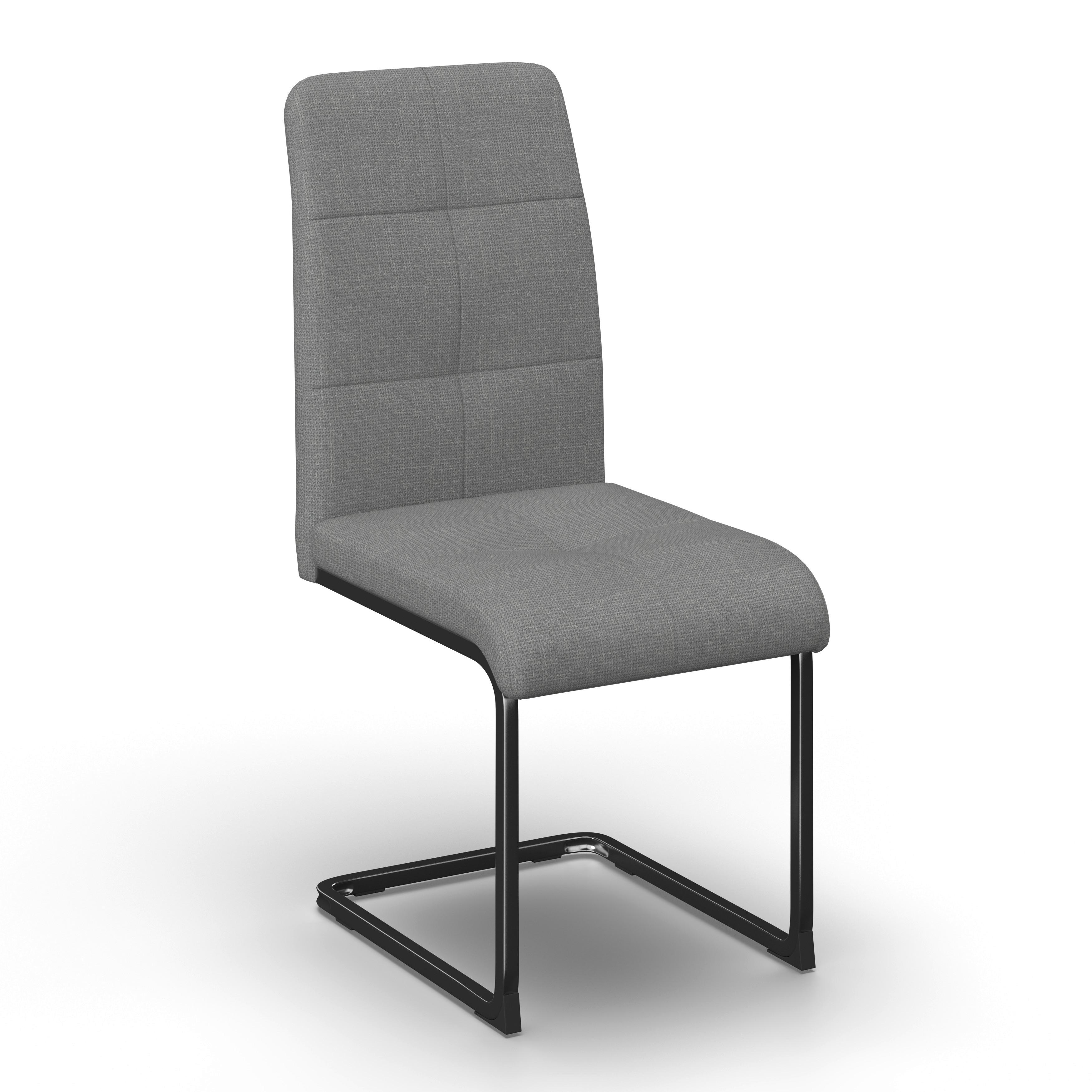 . . - sivá/niklová, Modern, kov/textil (43/99/60cm) - Bessagi Home