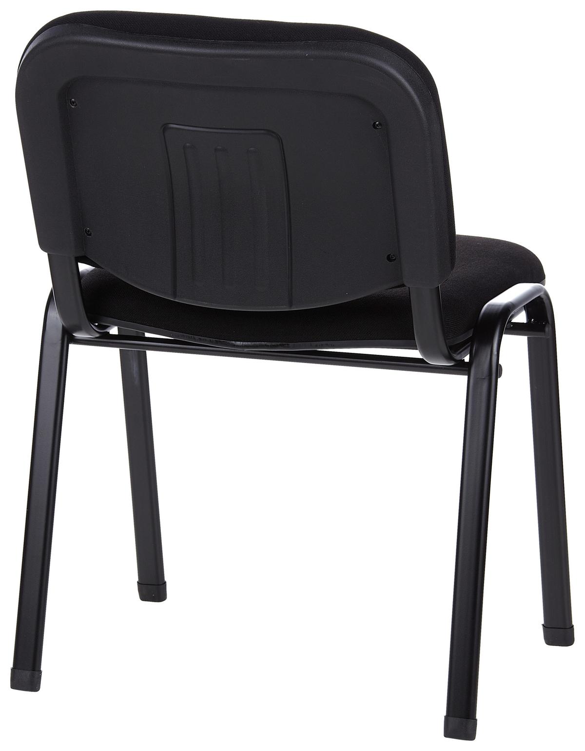 Besucherstuhl Xt 600 - Schwarz, Basics, Textil/Metall (58/84/48cm) - MID.YOU