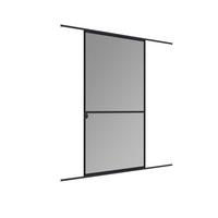 Fliegengitter Tür 120x240 Cm Anthrazit Ohne Bohren - Anthrazit, Basics, Metall (120/240cm)