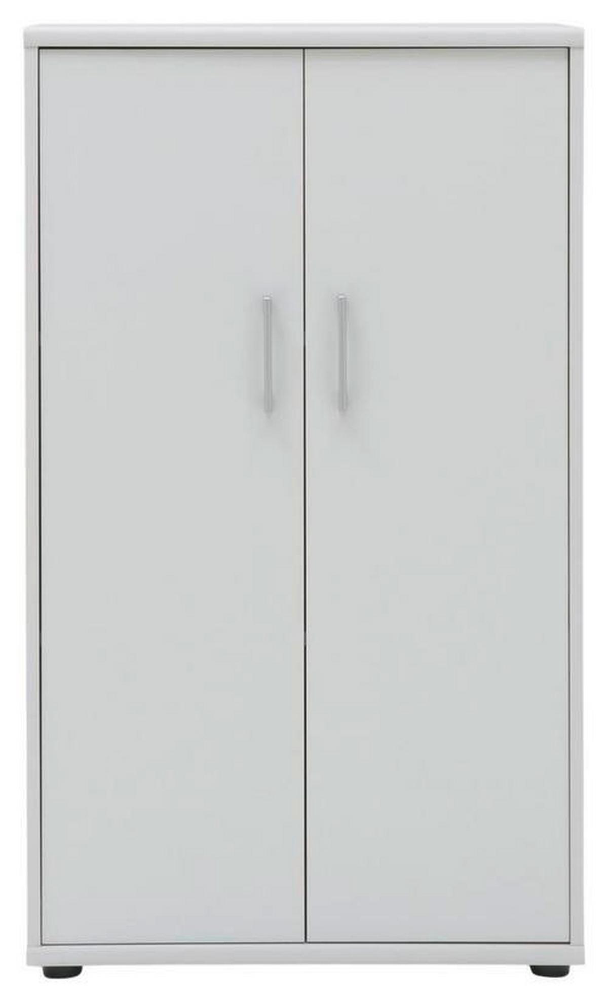 Aktenschrank Serie Weiß B: 65,1 Cm - Weiß, Basics, Holzwerkstoff (65,1/110,9/34,5cm) - MID.YOU