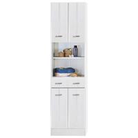 Hochschrank m. Lade Rallye 50cm, Weiß Dekor - Weiß, KONVENTIONELL, Holzwerkstoff (50/190/34cm) - Held