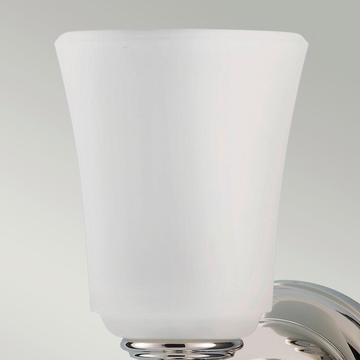 Bad-Wandleuchte Hugolake Ip44, 1-Flammig In Chromfarben - Chromfarben, Natur, Glas/Metall (13.3/15,2/24,8cm) - Elstead Lighting