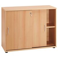 Aktenschrank versperrbar Serie 4000 Buche Dekor B 100 cm - Buchefarben, Basics, Holzwerkstoff (100/77,4/39,5cm) - MID.YOU