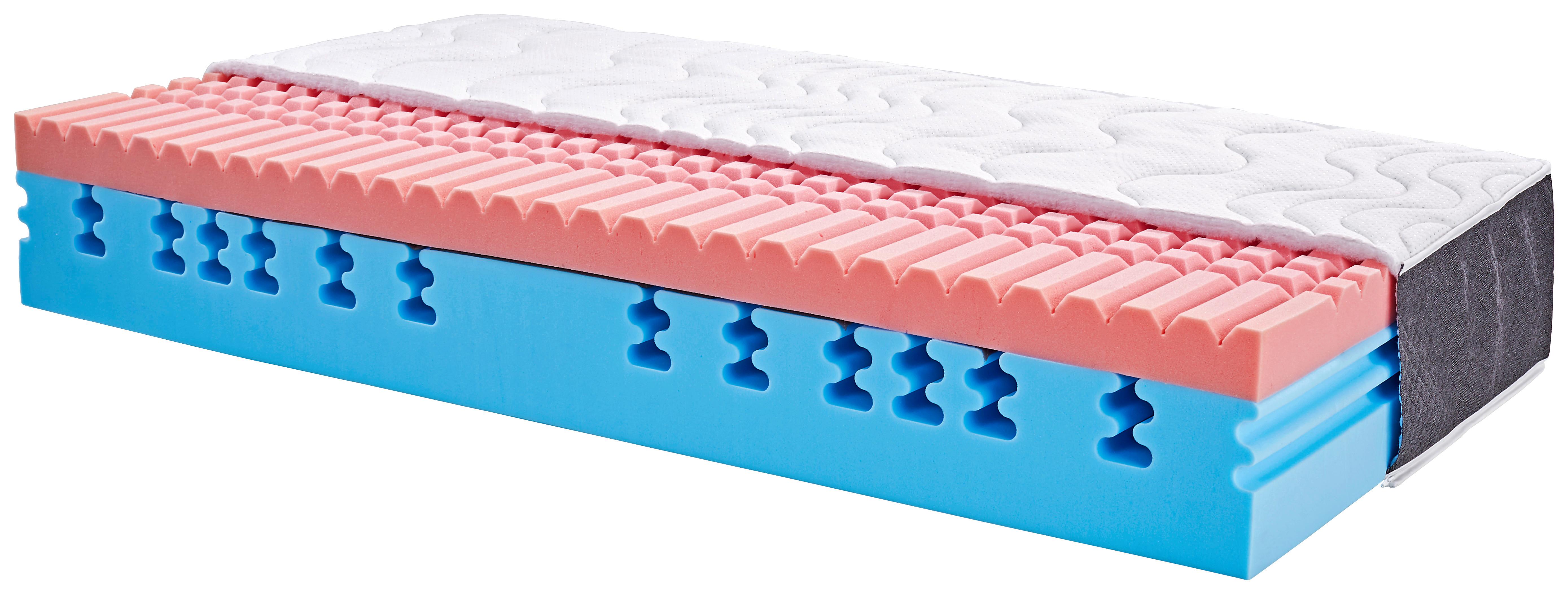 Komfortschaummatratze 3D Deluxe 90x200 cm H2 H: 30 cm - Weiß, KONVENTIONELL, Textil (90/200cm) - Primatex Deluxe