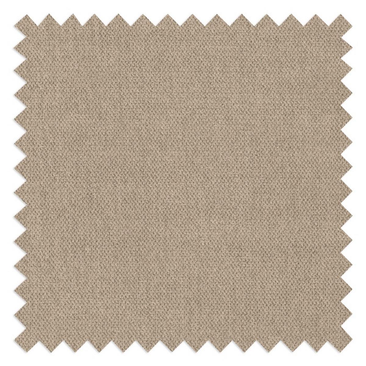 Hocker Bolt, Taupe B: 102 cm - Taupe/Schwarz, MODERN, Textil (102/41/52cm) - Trendmanufaktur