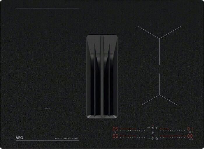 Kochfeld-Dunstabzug-Kombi Xub6745is - Schwarz, MODERN (70/23/51cm) - AEG