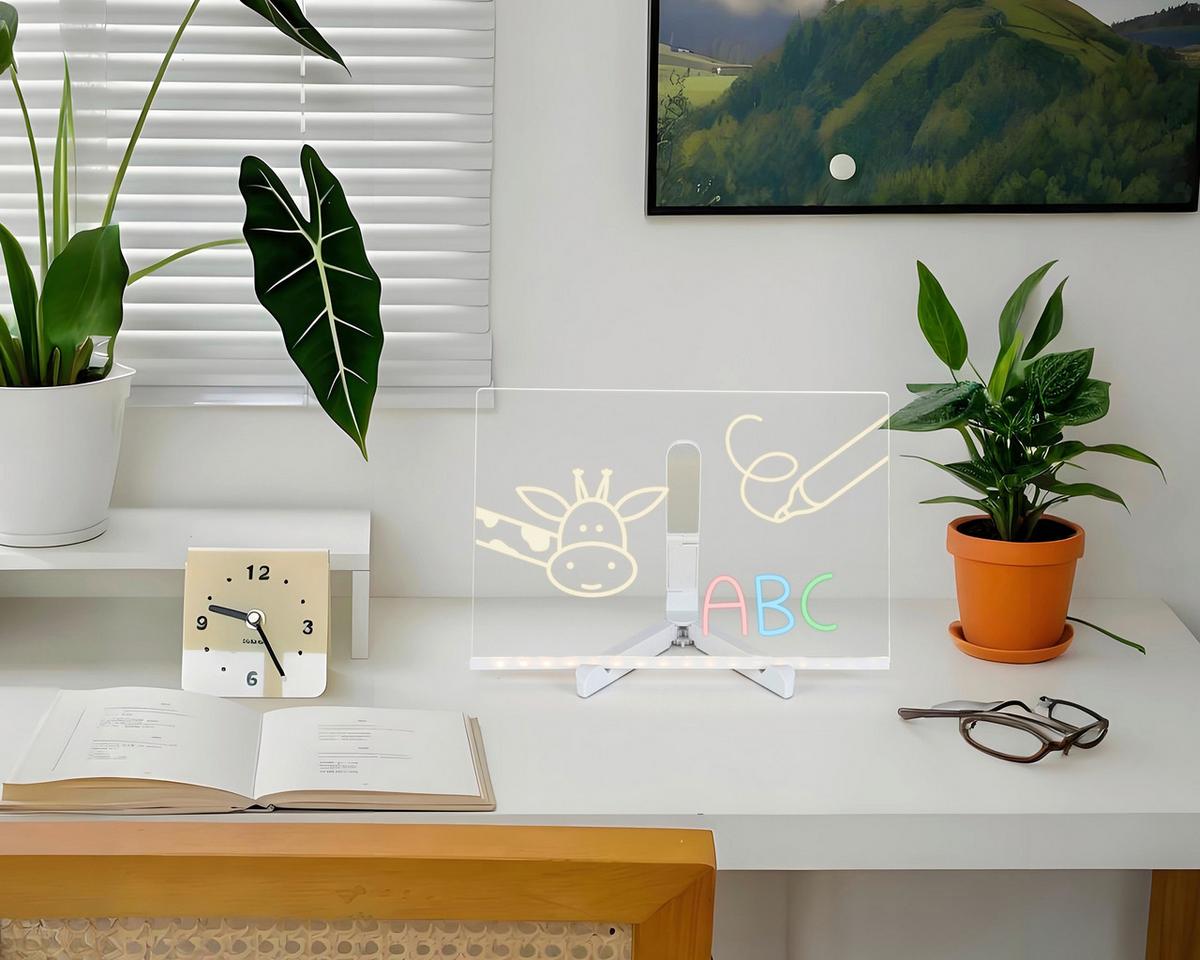 DEKORAČNÉ LED SVIETIDLO MALON - priehľadné/biela, Modern, plast (30/18,4/20cm) - Mömax