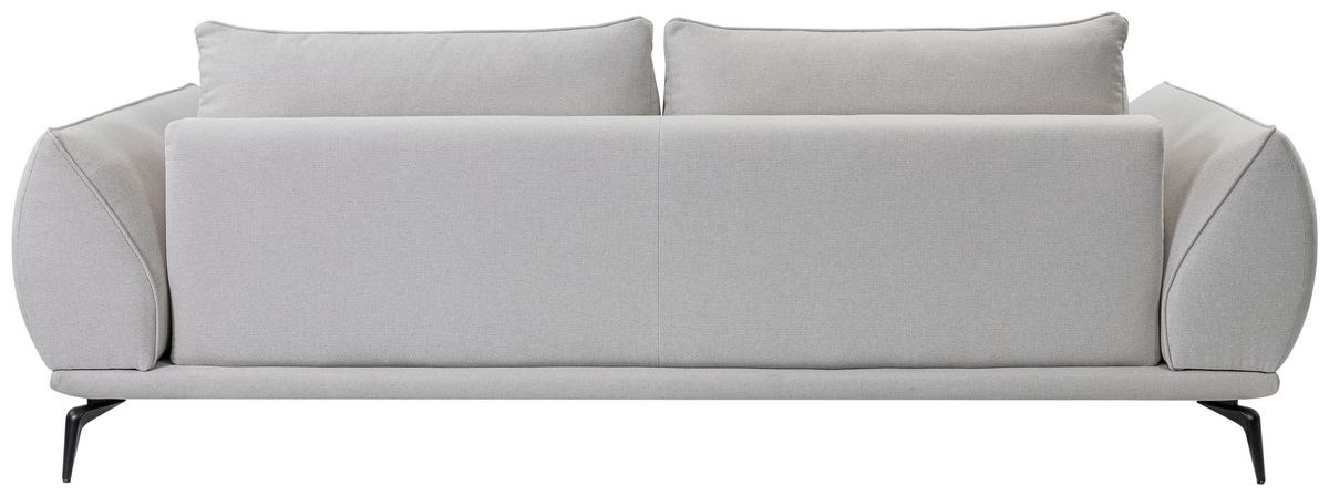 3-Sitzer-Sofa Cavo, Creme B: 249 cm - Creme/Schwarz, MODERN, Textil (249/86/118cm) - MID.YOU