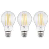 LED žárovka E27, 7W - čiré/barvy hliníku, kov/sklo (6/10,6cm) - Mömax