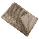 Kuscheldecke Sina Taupe 150x200 cm - Taupe, MODERN, Textil (150/200cm) - Luca Bessoni