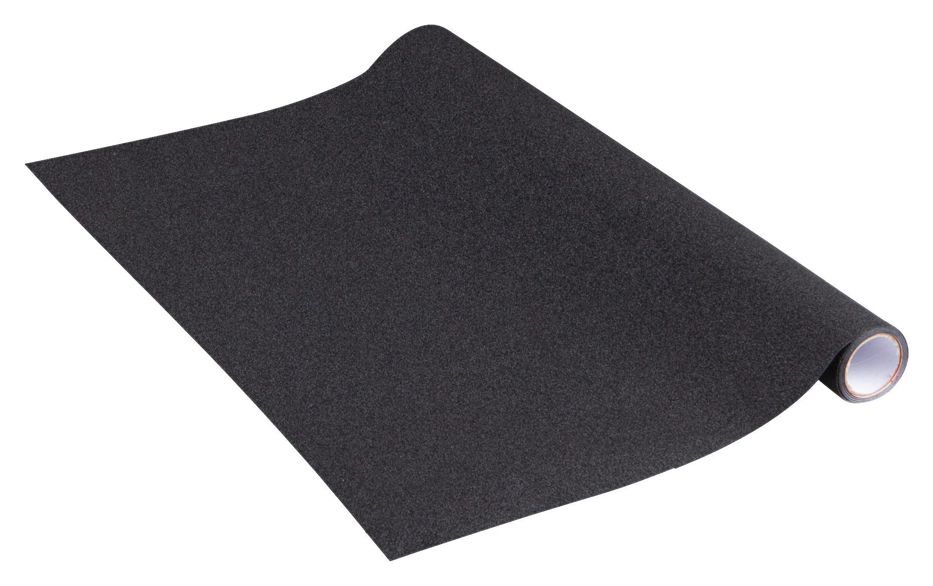 Klebefolie Ad Gf Glitter Black 45cmx2m - Schwarz, Basics (45/200cm)