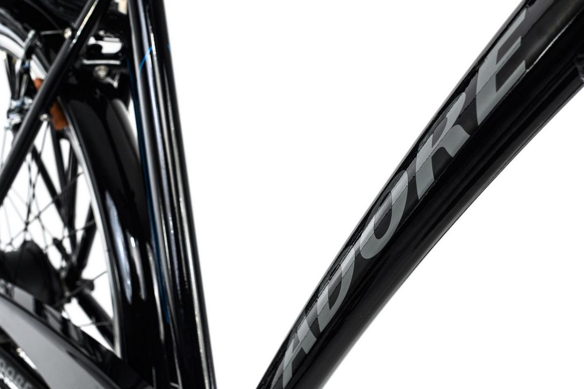 Elektrofahrrad 28 Zoll, 80 Km - Schwarz, MODERN, Metall