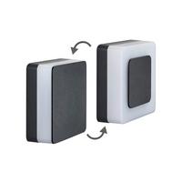 Außenwandleuchte 2528000391696 Castor - Schwarz, Design, Metall (13,5/13,5/4,8cm)