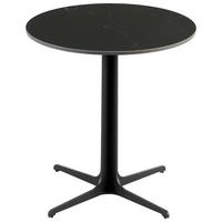 Couchtisch Black Pearl 1 - Schwarz, MODERN, Keramik/Metall (50/55/50cm)