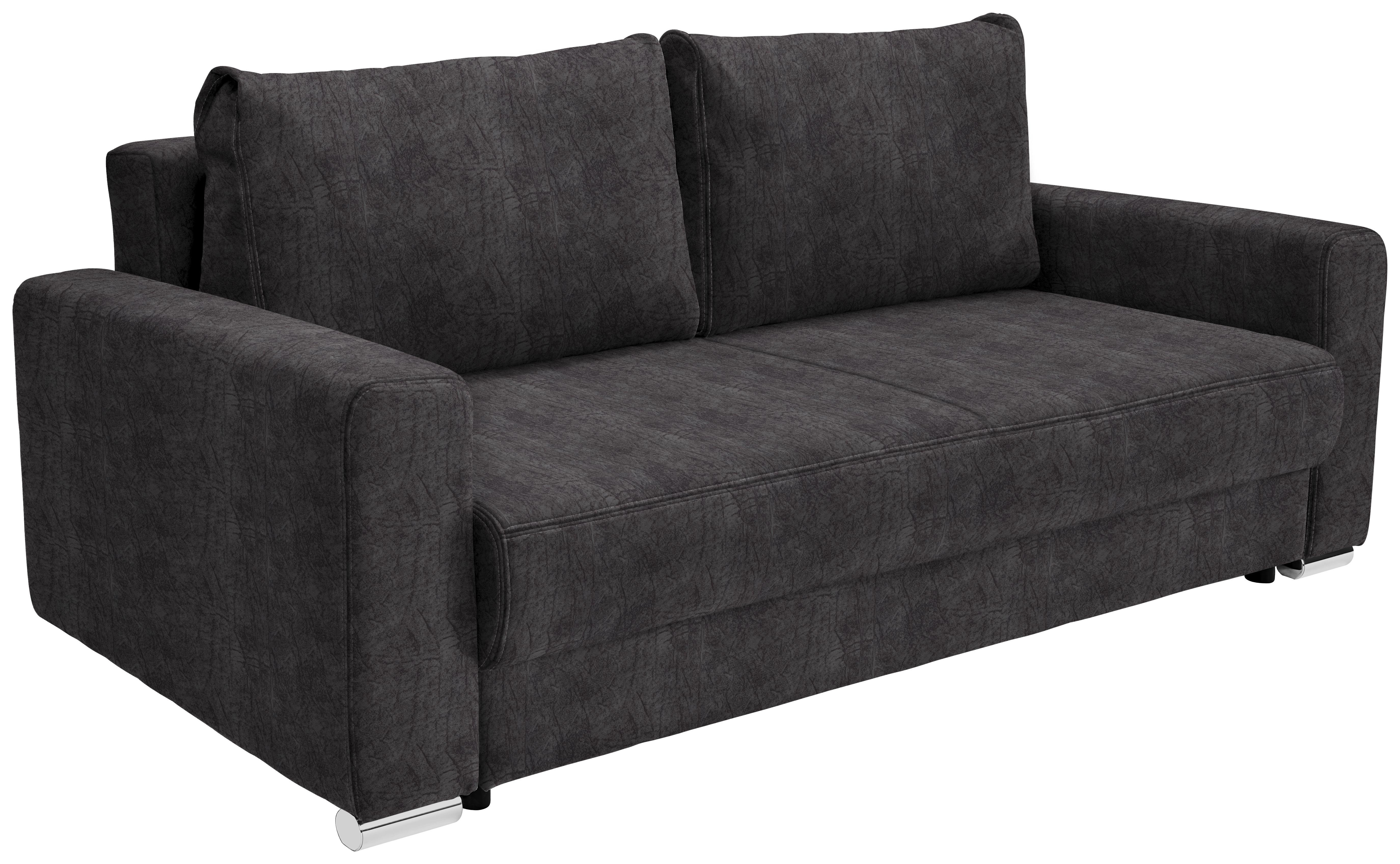 Bigsofa Garcia B: 248cm - Chromfarben/Beige, MODERN, Holz/Textil (248/90/103cm) - Luca Bessoni