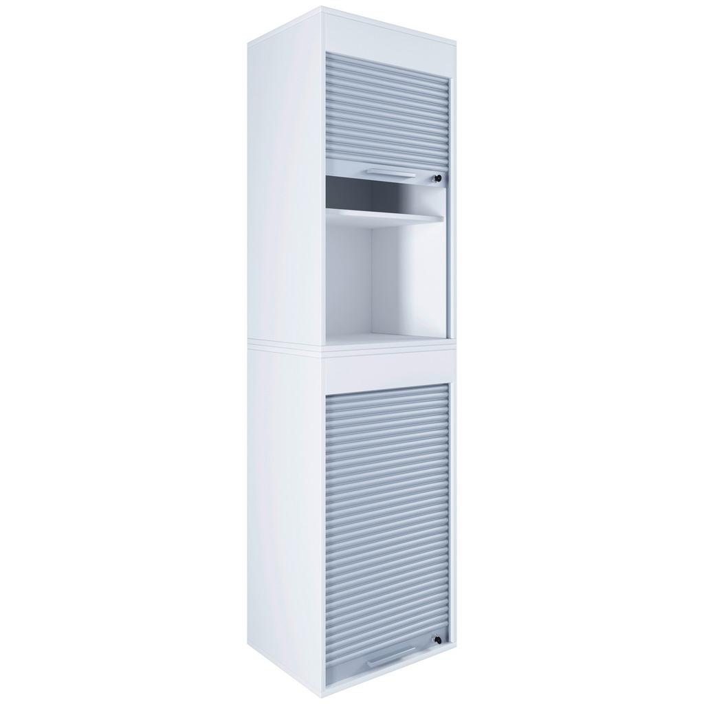 Aktenschrank Aktos XL Weiß/Grau B: 50 cm