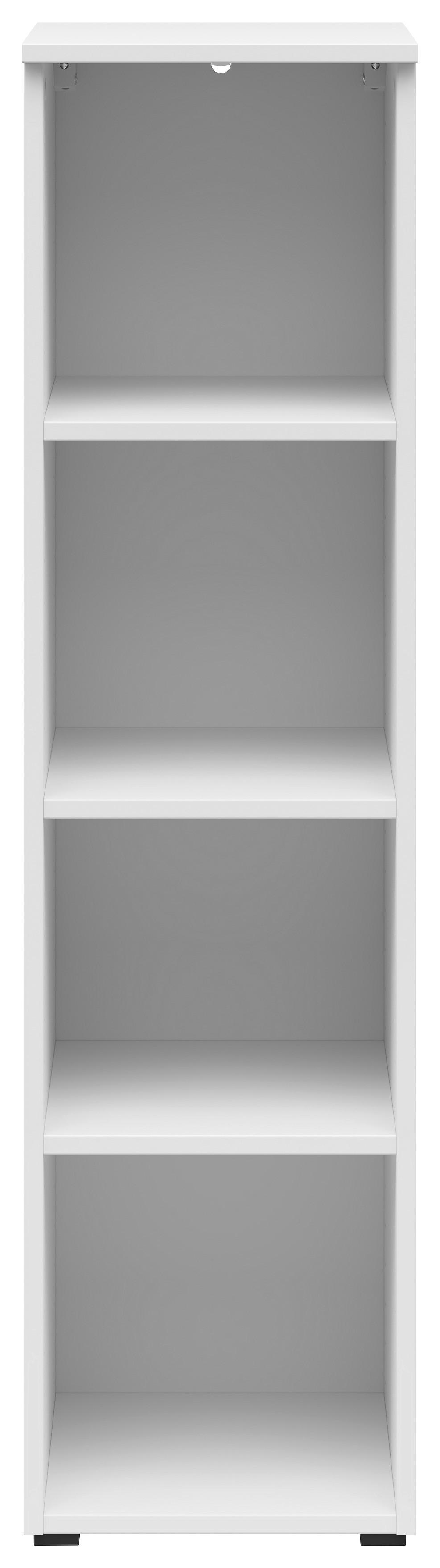 Regál Cabinet š: 30 cm - bílá/antracitová, Moderní, kompozitní dřevo/plast (30/115/40cm)