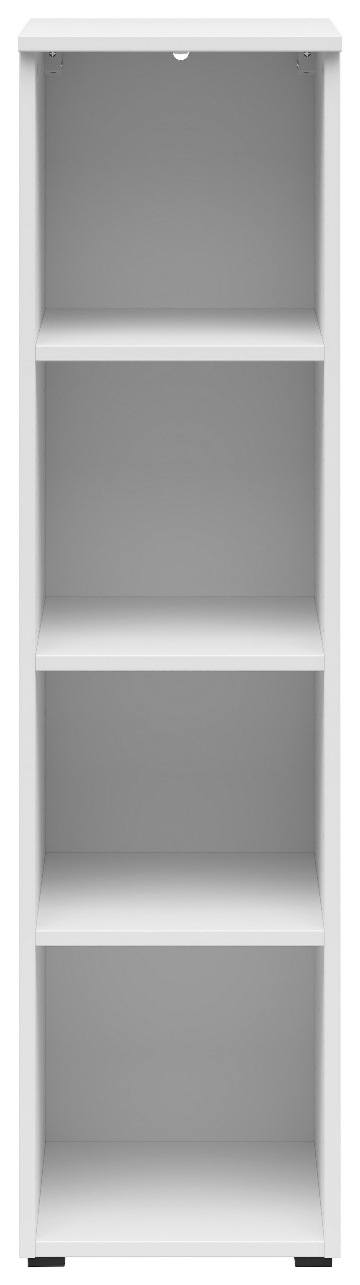 Regál Cabinet š: 30 cm - bílá/antracitová, Moderní, kompozitní dřevo/plast (30/115/40cm)