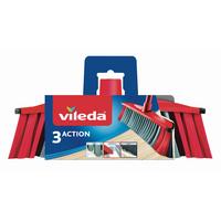 Besen Vileda 3action Zimmerbesen - Rot, Basics (30/60/11,7cm) - Vileda