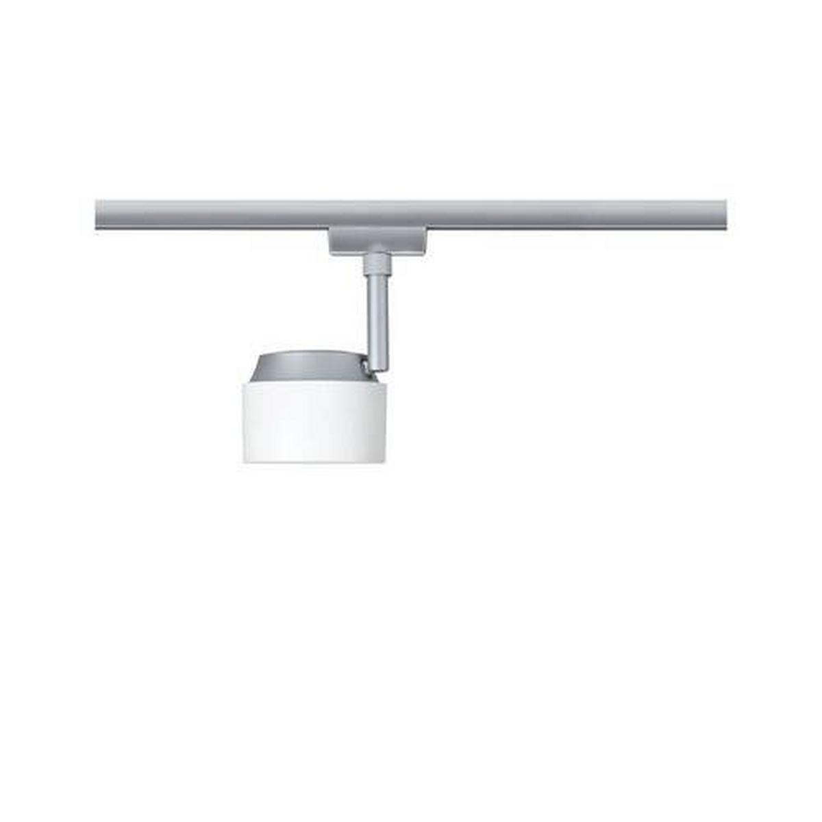 Schienensystem Urail Strahler 95373 In Weiß/chromfarben - Chromfarben/Weiß, Basics, Kunststoff/Metall (8,6/19,7cm) - Paulmann