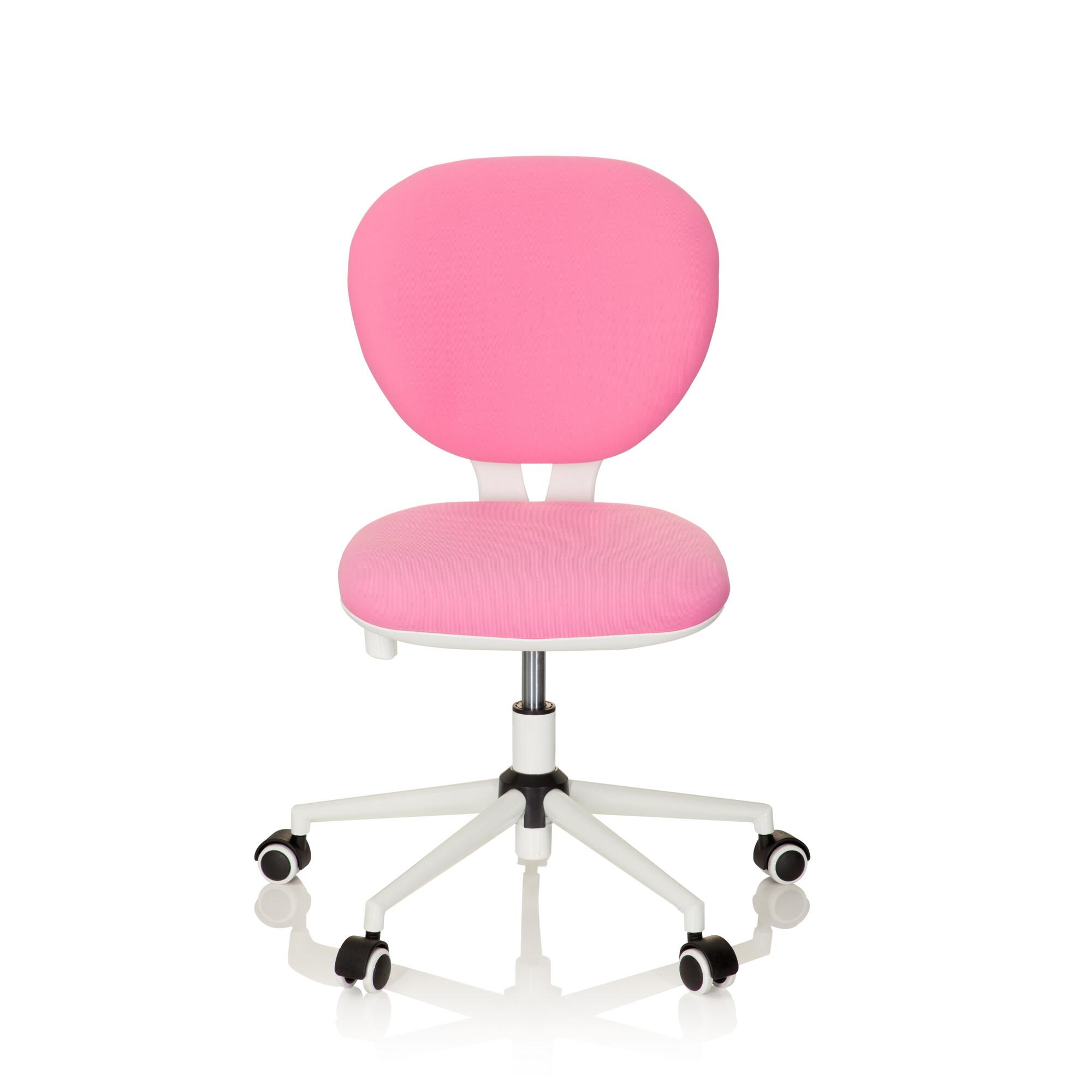 Jugenddrehstuhl Kid Vivo Stoff Pink - Pink, Basics, Kunststoff (43/82-95/56cm) - MID.YOU