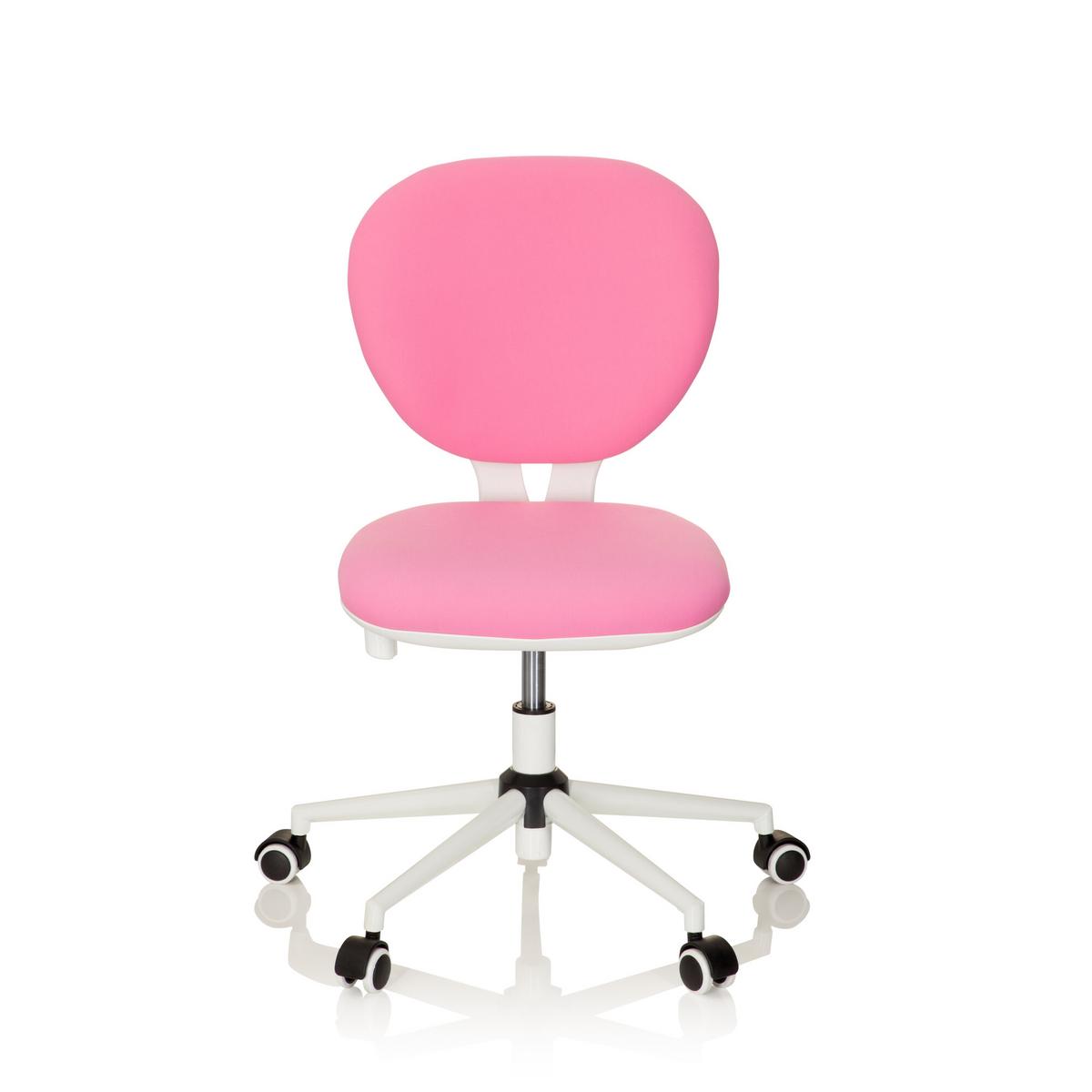 Jugenddrehstuhl Kid Vivo Stoff Pink - Pink, Basics, Kunststoff (43/82-95/56cm) - MID.YOU