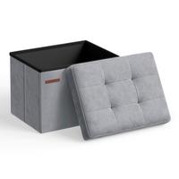 SITZBOX Grau B: 41cm - Grau, Basics, Holzwerkstoff/Textil (41/31/31cm)