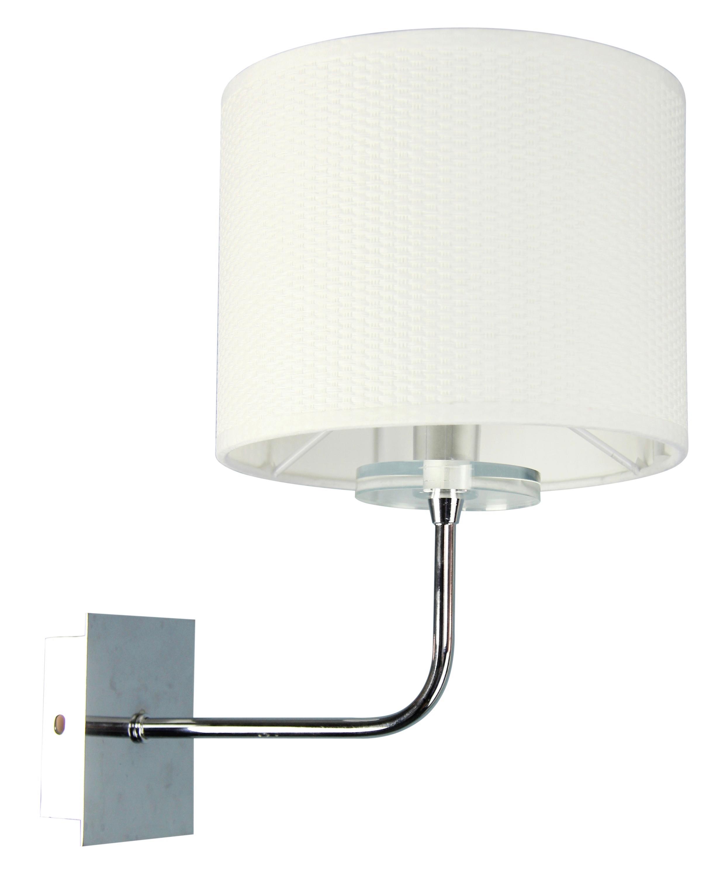 WANDLEUCHTE 21-11473 ESTERA - Chromfarben, KONVENTIONELL, Kunststoff/Metall (20/30/27cm)